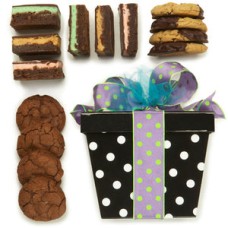Regalo de galletas y brownie sin gluten