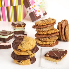 Construye tu propia torre de galletas y brownies