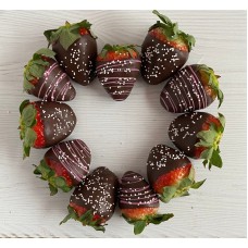 Fresas bañadas en chocolate (6 unidades)