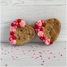 Mini pastel de galleta con forma de corazón (tamaño normal)
