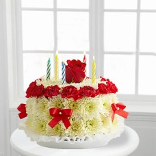 Pastel Cojín De Flores