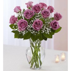 Rosas lavanda Rose Elegance Premium de 18 tallos largos