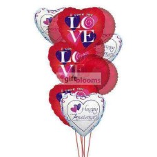 Globos para seres queridos (6 globos de látex y 6 globos de mylar)