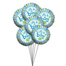 Es un muchacho Globos (6-Mylar y 6-látex globos)