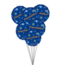 Felicitaciones Globos (3 Látex y 3 Globos de Mylar)
