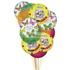 Globos llenos de emoción (6 globos de látex y 6 globos de mylar)