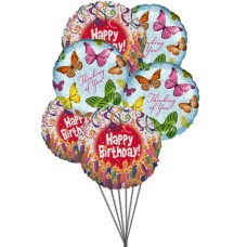 Balloons full of excitement (6 Latex and 3-Mylar Balloons)