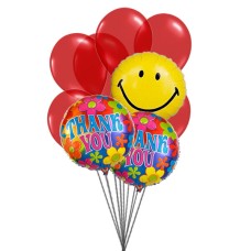Gracias de la sonrisa (6 Látex y 3-Mylar globos)