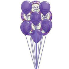 Purply (6 globos de látex y 6 globos de mylar)