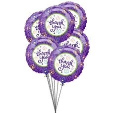Morado (6 globos de Mylar)