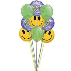 Gracias con una sonrisa (6 Globos Mylar)