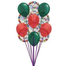 Globos de agradecimiento (6 globos de látex y 6 globos de mylar)
