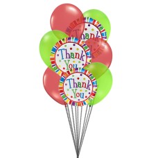 Muchas gracias globos (6 globos de látex y 3-Mylar)
