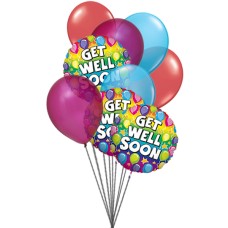 Listo para obtener globo bien pronto (3 Látex y 3 Globos de Mylar)