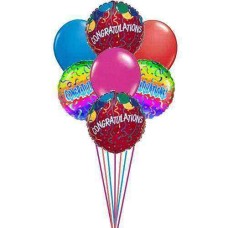 Felicitaciones con globos (3 globos de látex)