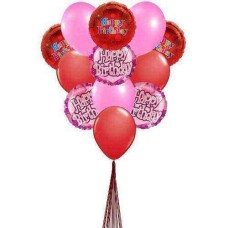 Globos de cumpleaños para celebrar (3 globos de látex y 6 globos de mylar)