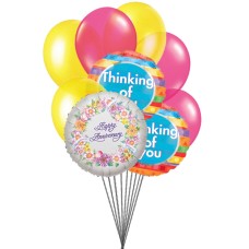 Pensando en los globos Aniversario (6 Látex y 3 Globos de Mylar)