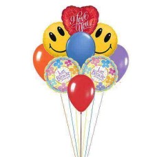 Alguien especial (5 globos Mylar y 4 globos de látex)