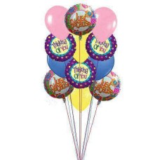 Pensando en ti (3 globos de látex y 6 globos de mylar)