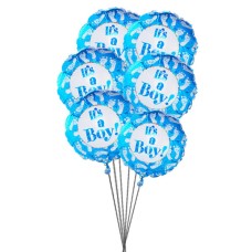 Es globos para niño (3 Látex y 3 globos metalizados)