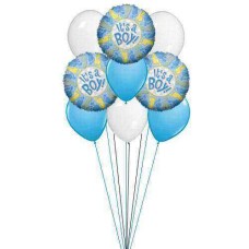 Globos para niño (6 globos de látex y 6 globos de mylar)