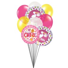 Para la niña (3 Látex y 3 Globos de Mylar)