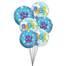 Balloons for Boys (6 Mylar and 6 Latex Balloons)