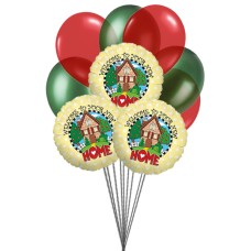 Enter in a New Home (6 Mylar and 6 Latex Balloons)