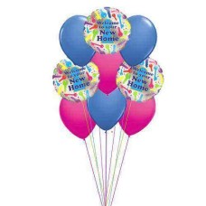 Hogar Feliz (6 globos de látex y 3 de mylar)