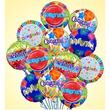 Air-Rangement - Felicitaciones Globos Mylar (una docena)