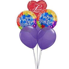 Globos del vuelo con amor