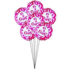 Es un globo ramo chica