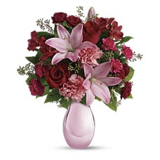Ramo de rosas y perlas Giftblooms (estándar)