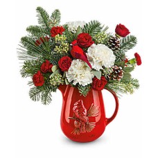 Ramo Cardenal Escarlata de Giftblooms (Estándar)