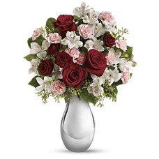 Ramo "Crazy for You" de Giftblooms con rosas rojas (estándar)