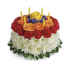 Tu deseo se hace realidad: Ramo de tarta de cumpleaños (Estándar)