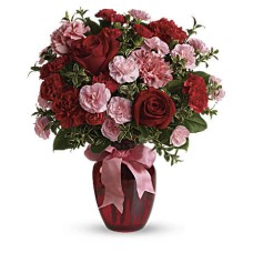 Dance with Me Bouquet with Red Roses (Standard)