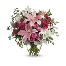 Ramo de rosas ruborizadas (estándar)
