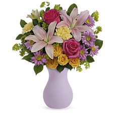 Ramo de flores en tonos pastel perfectos (estándar)