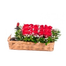 Rosas y vino