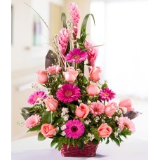 Cesta de flores mixtas