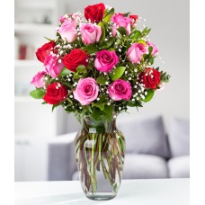Rosas rosas dobles