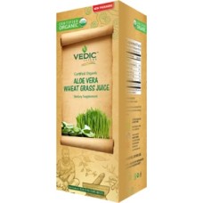 Jugo de hierba de trigo de Aloe Vera (orgánico)
