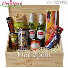 Caja de regalo de madera Stella