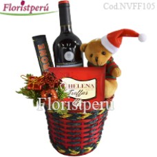 Cesta de saludos agradecidos