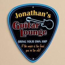 Letrero de Guitar Lounge