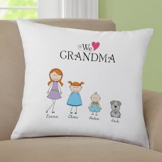 Almohada de corazones tiernos