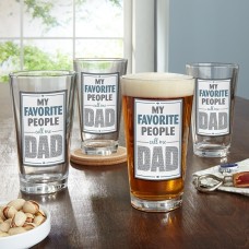 Mi vaso de cerveza de pinta de personas favoritas