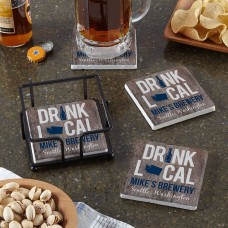 Posavasos de mármol de la marca Drink Local