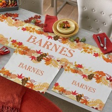 Fabulosos caminos de mesa y manteles individuales para el otoño